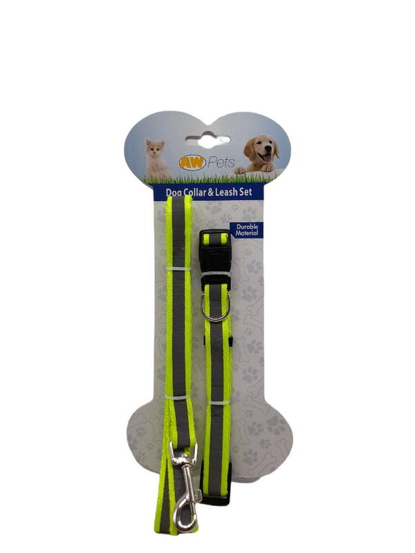 Dog Collar and Leash Set.