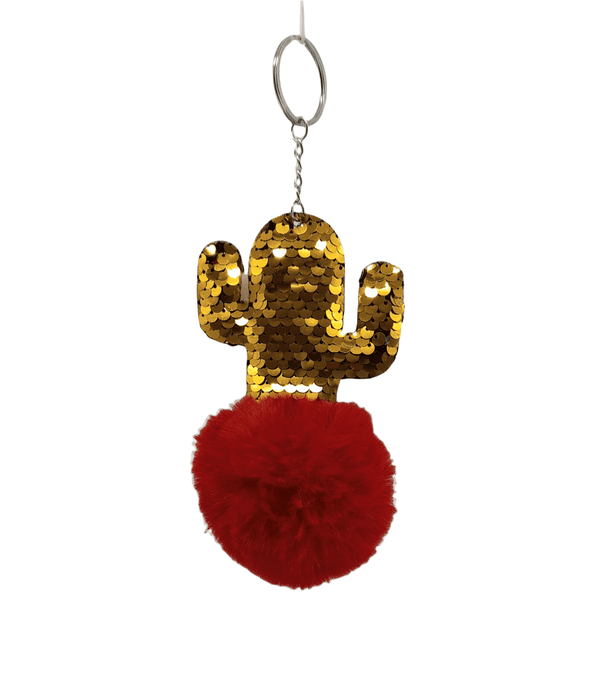 Keychain - Puff Cactus.