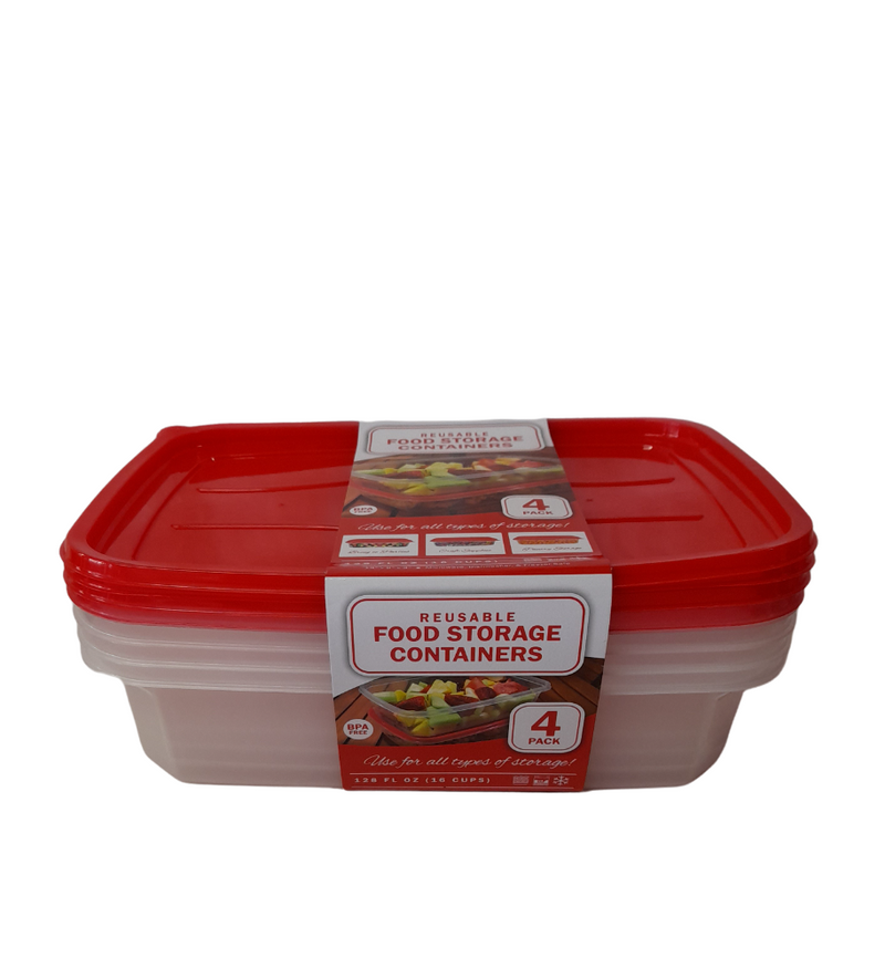 Reusable Food Storage Containers - 8 Piezas.