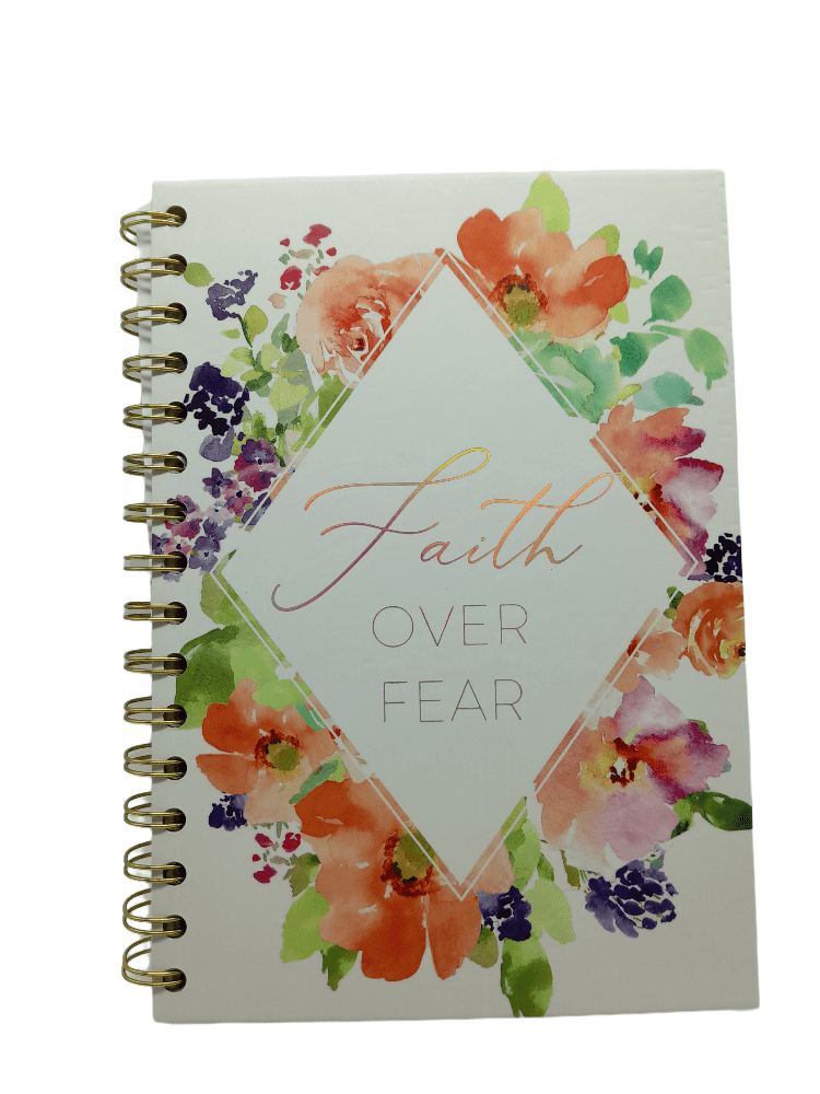 Libreta - 256 Lined Pages (Faith Over Fear).