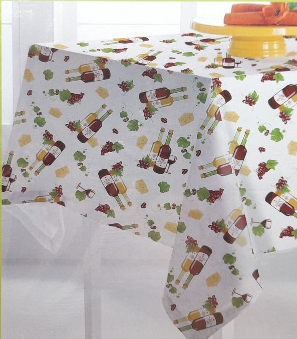 Printed Tablecloth - "Wine".