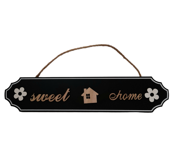 Placa Decorativa - " Sweet Home".