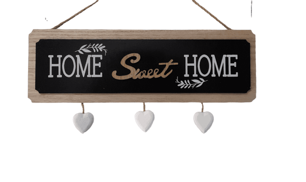 Placa Decorativa - "Home Sweet Home".
