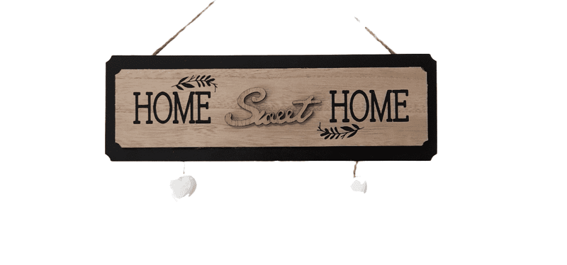 Placa Decorativa - "Home Sweet Home".