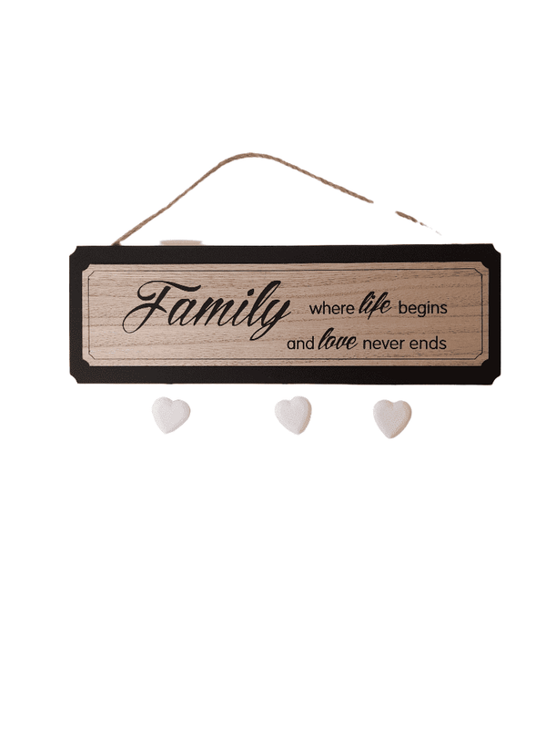 Placa Decorativa - "Family".