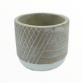 Cement Flower Pot (2 Estilos).