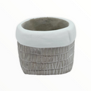 Cement Flower Pot (2 Estilos).