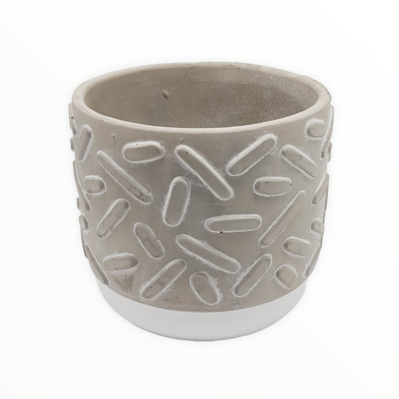 Cement Flower Pot (3 Estilos).