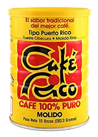 Café Rico Molido en Lata 10oz - 100% Puro.