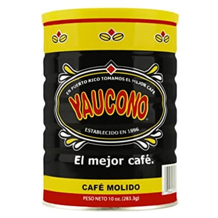Café Yaucono Molido en Lata 10oz- 100% Arabica Coffee.