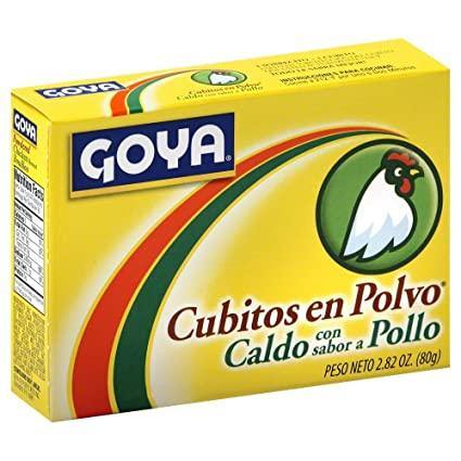 Goya - Cubitos en Polvo (Caldo con Sabor a Pollo).