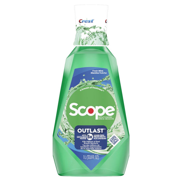 Crest Scope Outlast Mouthwash 33.8fl.oz