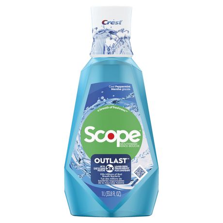 Crest Scope Outlast Mouthwash 33.8fl.oz