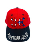 Souvenir de PR- Gorras ''Puertorriqueño'' y Coqui Taíno.