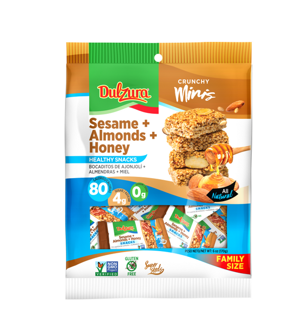 Dulzura - Sesame + Almonds + Honey Snacks.