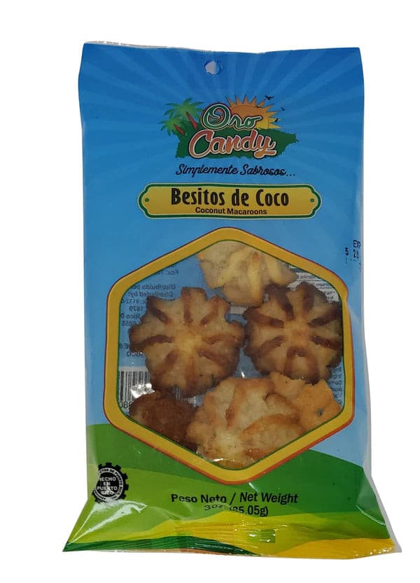 Oro Candy - Besitos de Coco (Coconut Macaroons).