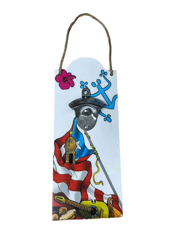 Placa con Abridor de Cerveza - 11.8".