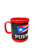 Taza de Cafe Plastica P.R. (Rojo).