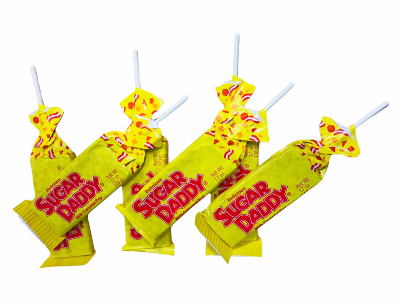 Sugar Daddy Milk Caramel Pop (Tootsie Roll) (6 Pack).