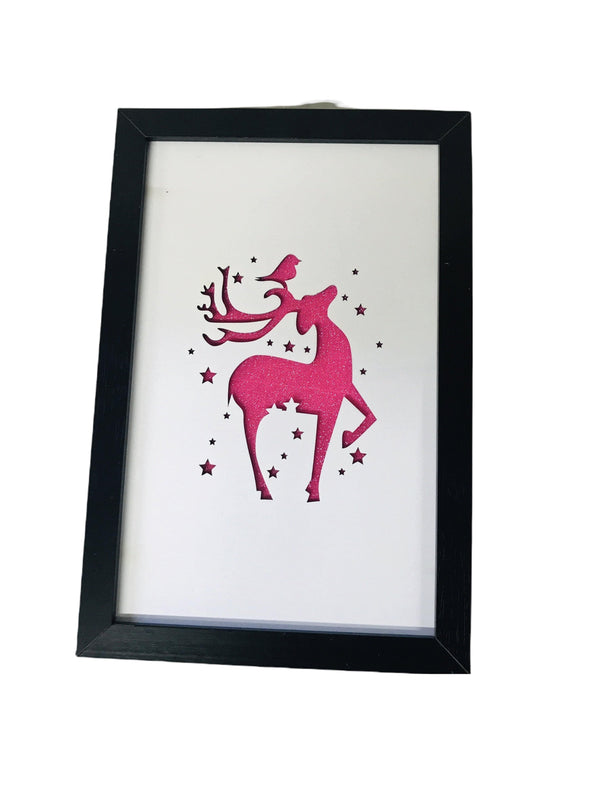 Wall Decor LED (Reindeer) 12" x 8".