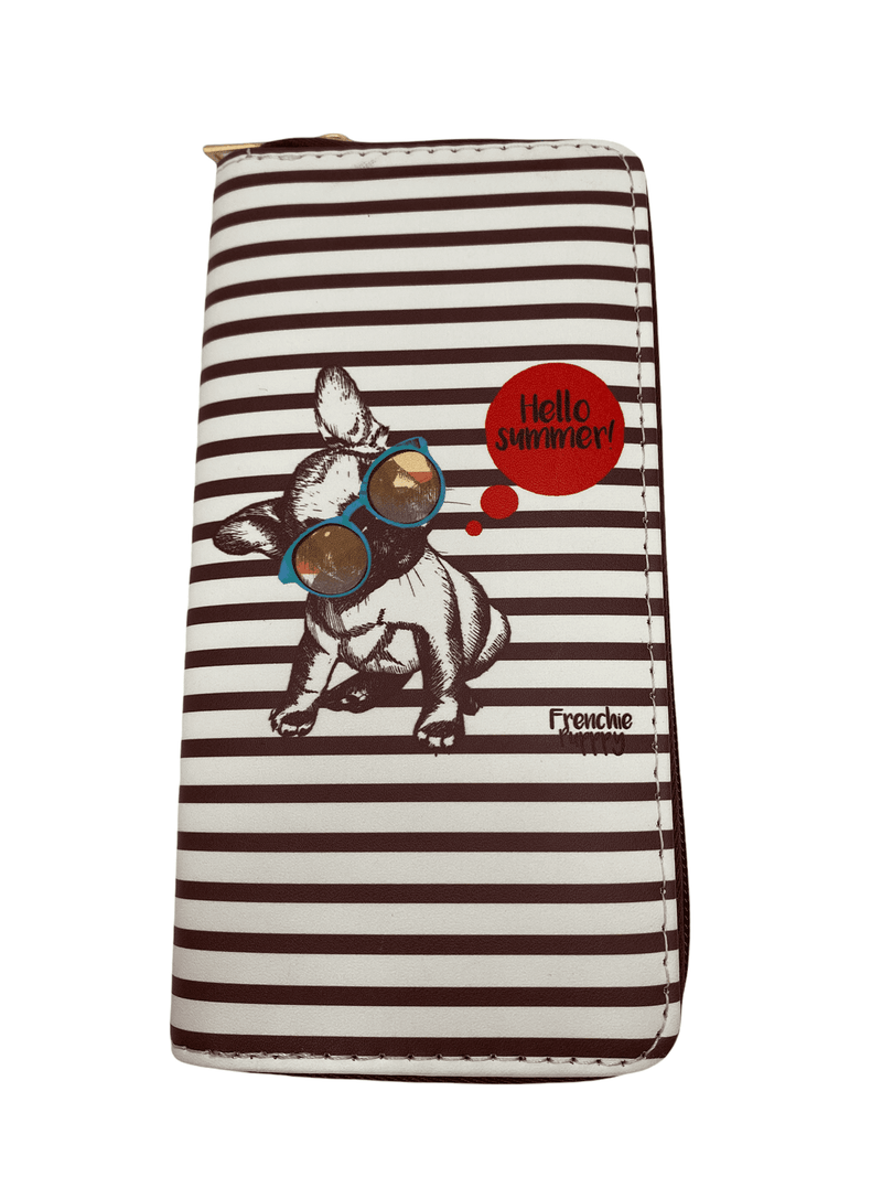 Wallets - ''Hello Summer''/ Frenchie Puppy.