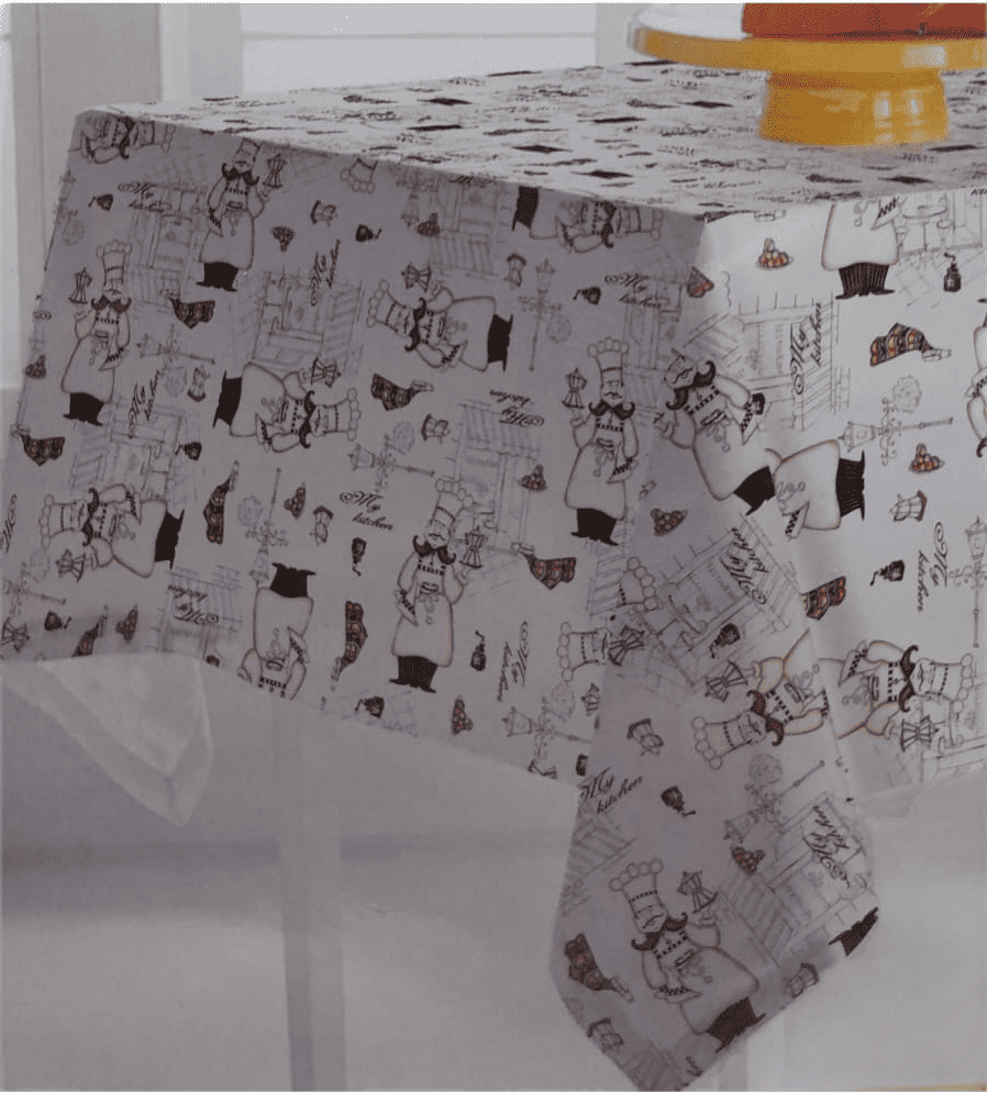 Printed Tablecloth- Square 54''x 54''.
