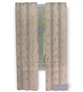 90in Length- 2 Pole Top Window Panels / Mariposas.