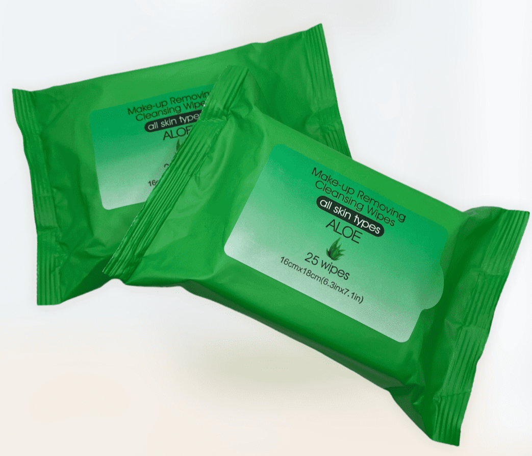 Make Up Removing Cleansing Wipes (2pcs).