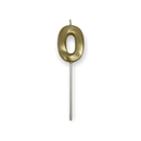 AW Party- Birthday Candle (Gold Numbers).