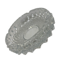 Ruffle Glass Ashtray- 1 piece.