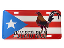 Tablillas de Puerto Rico - Estilo Bandera (License Plate).