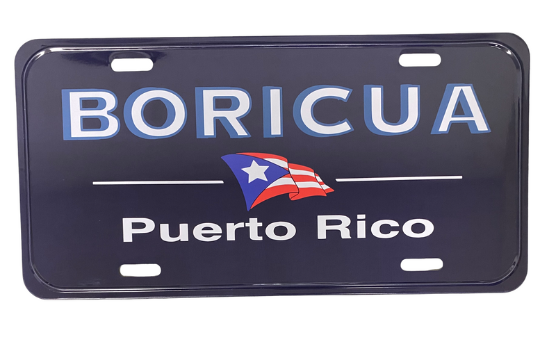 Tablillas de Puerto Rico - Estilo Variedad (License Plate).
