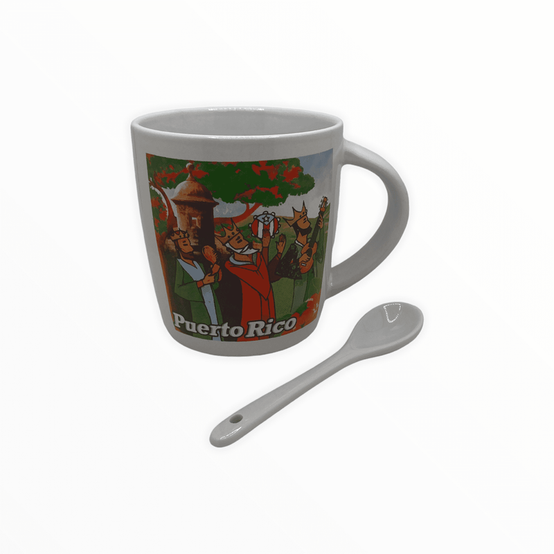 Tazas con Cuchara- Tres Reyes Magos (3 Kings).