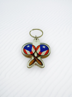 Souvenir de Puerto Rico | Llavero Plástico- Maracas.