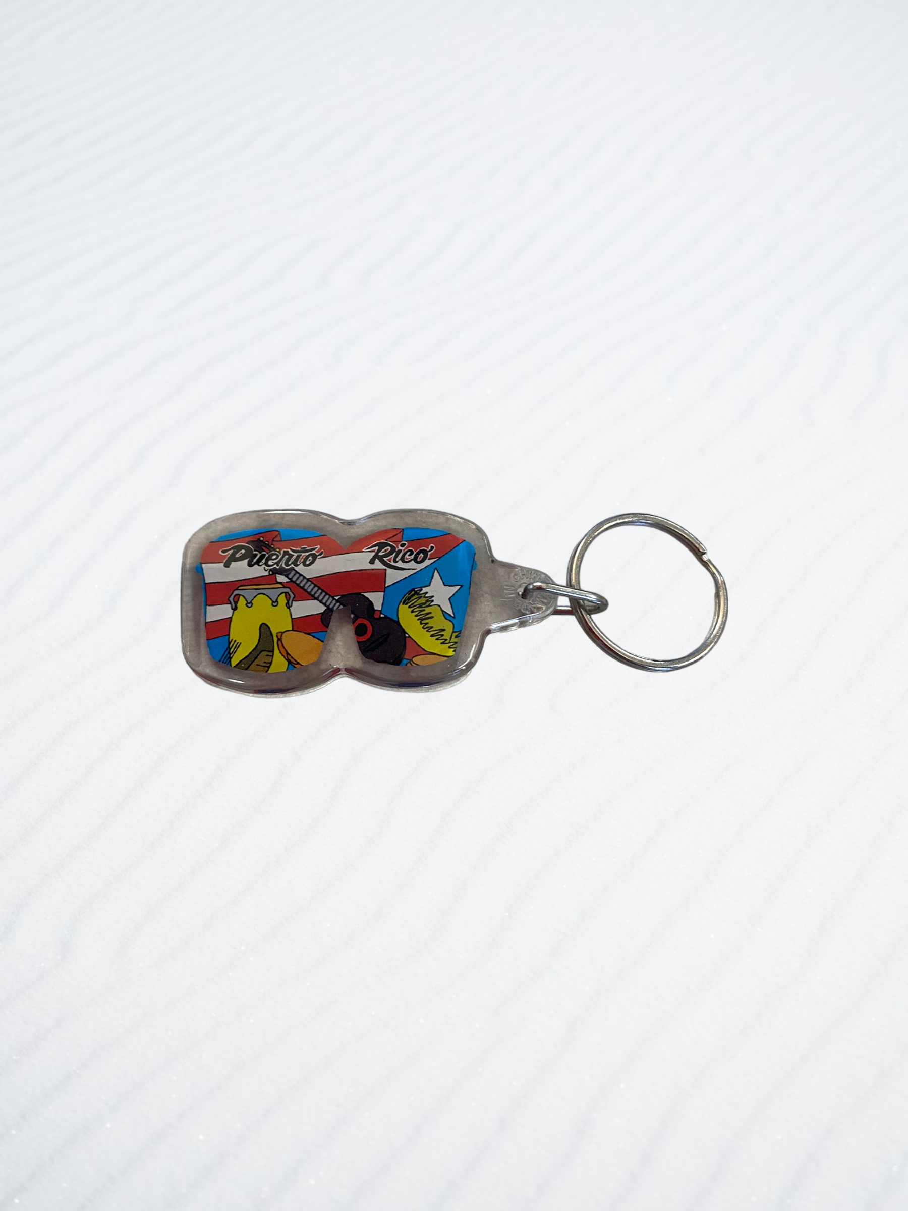 Souvenir de Puerto Rico | Llavero Plástico- Congas.