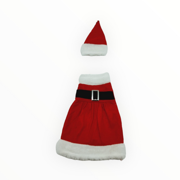 Christmas Bottle Cover - Santa Outfit.