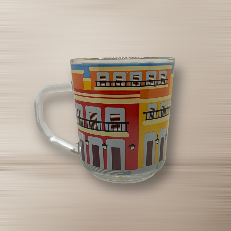 Souvenir de Puerto Rico- Tazas de Cristal (1pc).