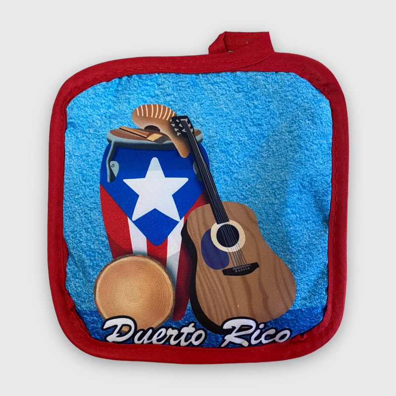 Souvenir de Puerto Rico - Agarradera de Cocina / Instrumentos.