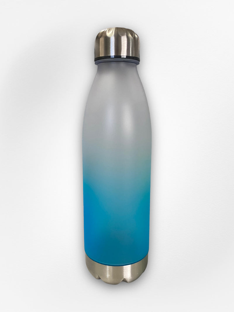 Tumblers - Botella Plástica Transparente con Color Degradado.