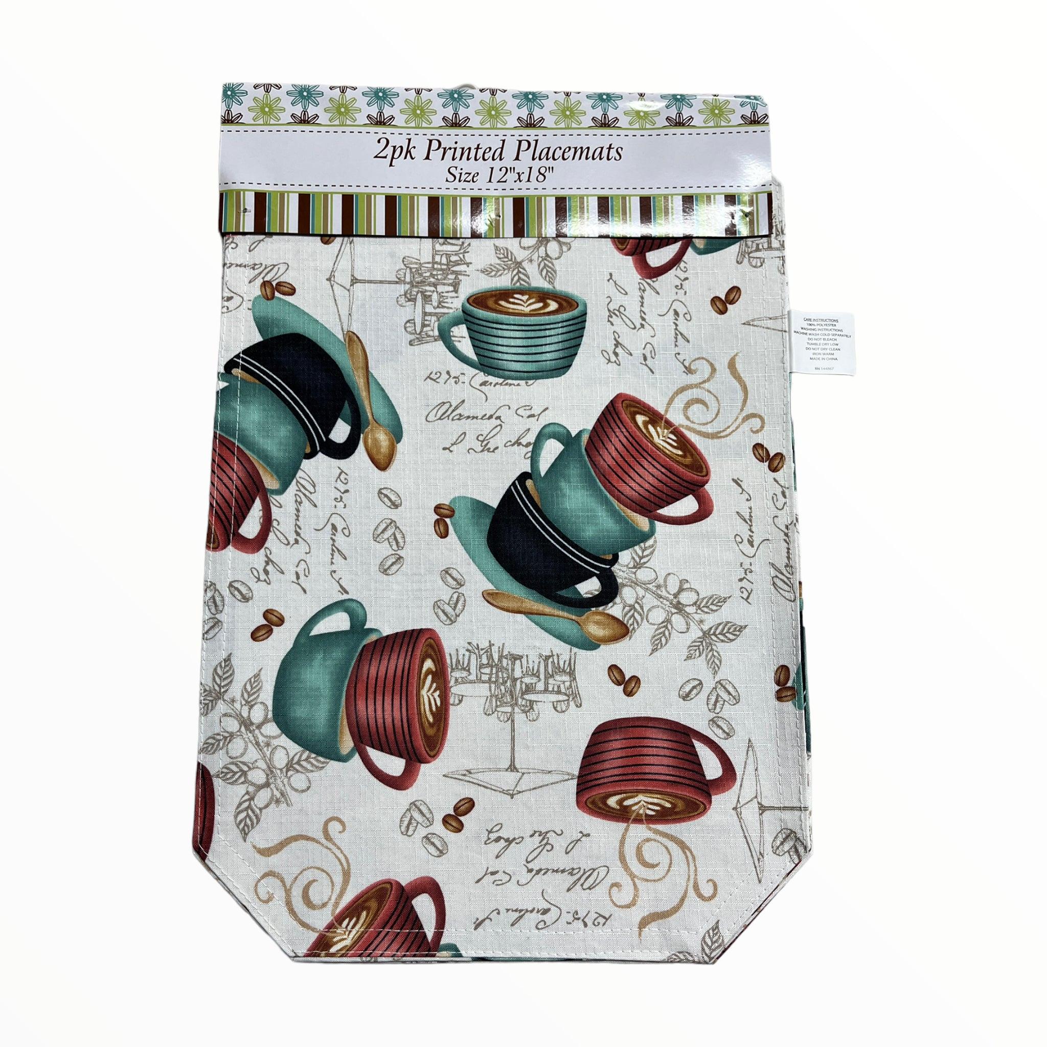 Printed Placemats (2 Pack) (6 Estilos)