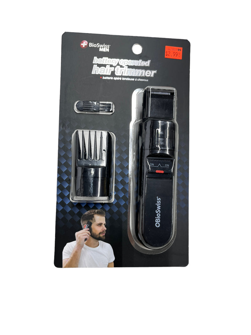 BioSwiss - Battery Operated Hair Trimmer