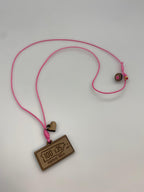 Artesanía en Madera - Collar Tablilla ''Puerto Rico 100 x 35'' *One Size*