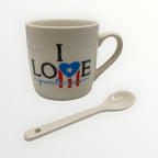 Souvenirs de Puerto Rico - Taza con Cuchara en Empaque