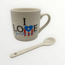 Puerto Rico Souvenirs - Cup with Spoon in Packaging