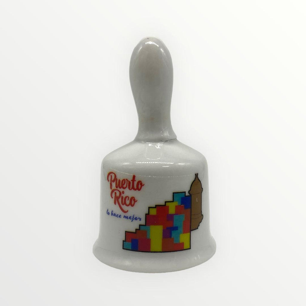 Souvenir de Puerto Rico - Mini Campanas en Material de Loza
