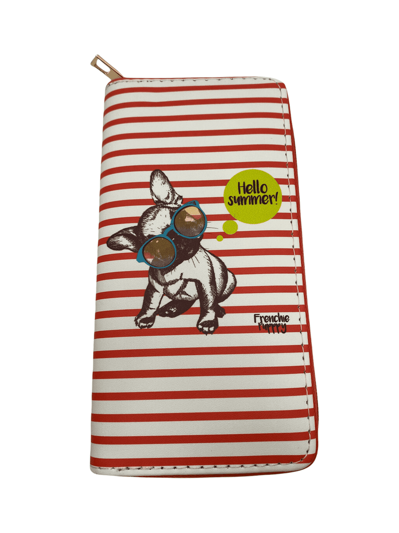 Wallets - ''Hello Summer''/ Frenchie Puppy.