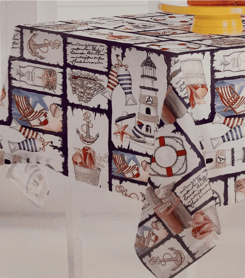 Printed Tablecloth- Oblong 60''x 90''.