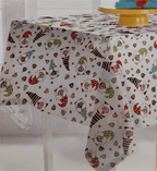 Printed Tablecloth- Square 54''x 54''.