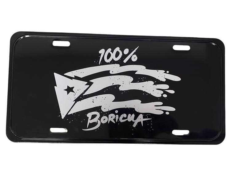 Tablillas de Puerto Rico - Estilo Variedad (License Plate).