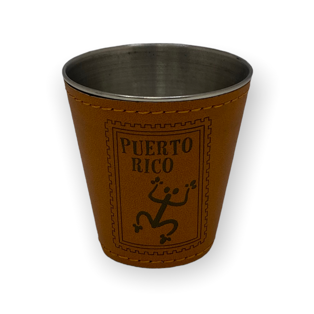 Souvenir de Puerto Rico - Shot Glass (Marrón).
